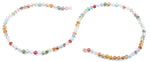 4mm Rainbow Faceted Bicone Crystal Beads