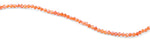 4mm Red Twist Round Faceted Crystal Beads