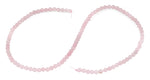 4mm Rose Quartz Faceted Gem Stone Beads