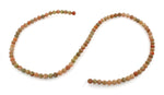 4mm Round Autumn Jasper Gem Stone Beads