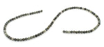 4mm Round Chinese Eagle Eye Gem Stone Beads