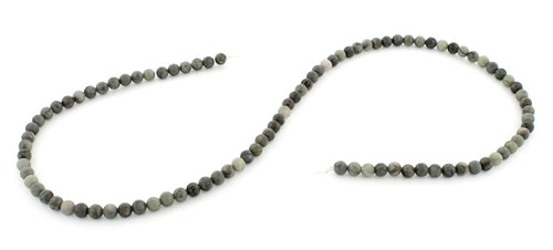 4mm Round Chinese Eagle Eye Gem Stone Beads