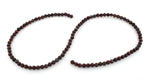 4mm Round Red Tiger Eye Gem Stone Beads