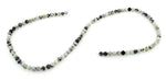 4mm Round White Turquoise Jasper Gem Stone Beads