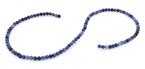 4mm Sodalite Round Gem Stone Beads