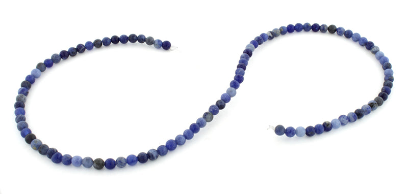 4mm Sodalite Round Gem Stone Beads