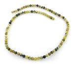 4mm Yellow Turquoise Gem Stone Beads