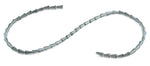 4x8mm Clear Black Cone Faceted Crystal Beads