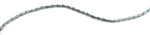 4x8mm Clear Black Cone Faceted Crystal Beads
