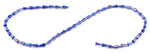 4x8mm Navy Blue Cone Faceted Crystal Beads