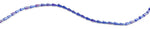 4x8mm Navy Blue Cone Faceted Crystal Beads