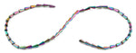 4x8mm Rainbow Cone Faceted Crystal Beads