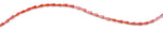 4x8mm Red Cone Faceted Crystal Beads