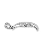 Sterling Silver Crescent Moon Pendant