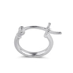 Sterling Silver 2.0MM x 15MM Hoop Earrings