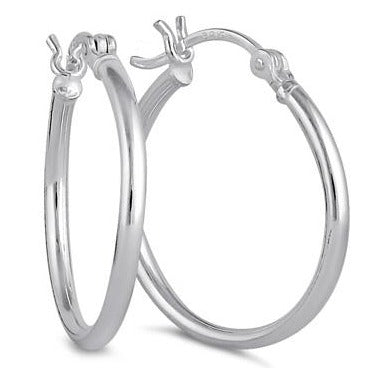 Sterling Silver Hoops