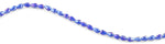 5x7mm Navy Blue Drop Faceted Crystal Beads