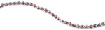 5x7mm Purple Drop Faceted Crystal Beads