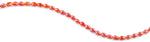5x7mm Red Drop Faceted Crystal Beads