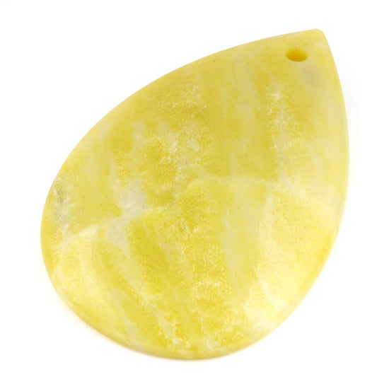 60X40MM Lemon Drop Gem Stone Pendant