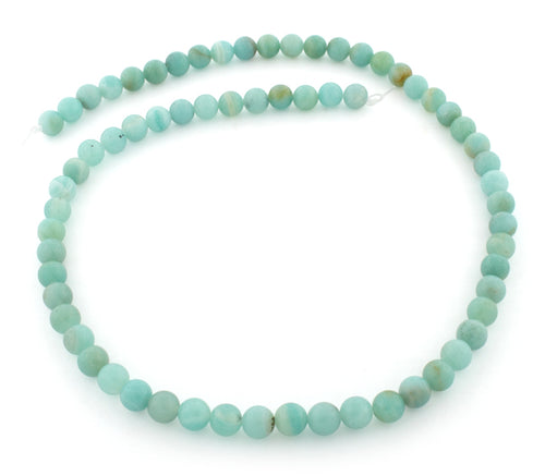 6mm Amazonite Gem Stone Beads