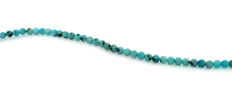 6mm Aqua Quartz Kiwi Turquoise Round Gem Stone Beads