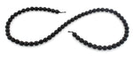 6mm Black Agate Faceted Gem Stone Beads