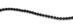 6mm Black Agate Faceted Gem Stone Beads