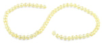 6mm Clear Yellow  Round Faceted Crystal Beads