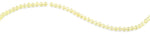 6mm Clear Yellow  Round Faceted Crystal Beads
