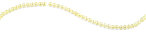 6mm Clear Yellow  Round Faceted Crystal Beads