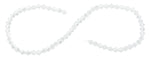 6mm Faceted Bicone Clear Crystal Beads