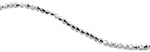 6mm Faceted Bicone Silver Crystal Beads