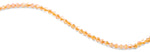 6mm Faceted Bicone Tangerine Crystal Beads