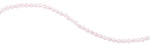 6mm Faceted Bicone Vintage Pink Crystal Beads