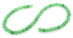 8mm Faceted Round Green Aventurine Gem Stone Beads