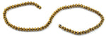 6mm Gold Faceted Rondelle Crystal Beads