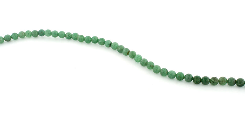 6mm Green Aventurine Round Gem Stone Beads