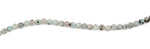 6mm Kiwi Faceted Gem Stone Beads