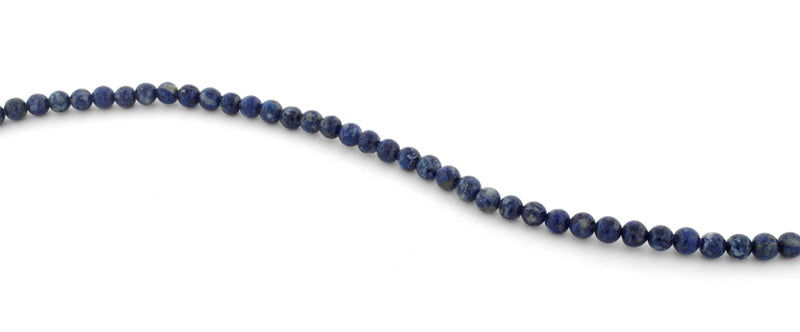 6mm Lapis Round Gem Stone Beads