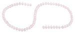 6mm Pink Faceted Round Crystal Beads