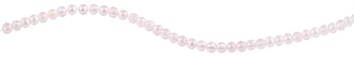 6mm Pink Faceted Round Crystal Beads