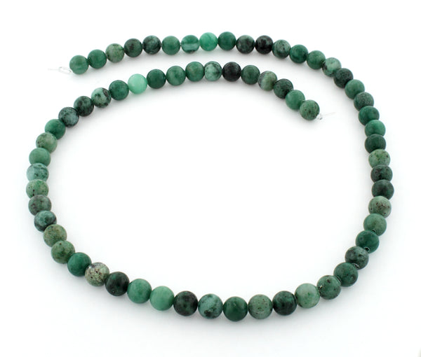 6mm Plain Round Brazil Rainforest Jasper Gem Stone Beads