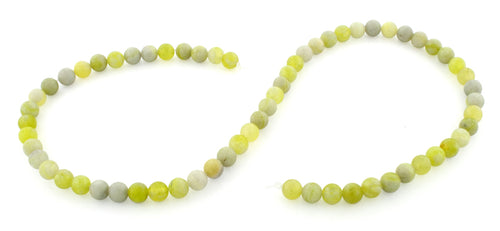 6mm Plain Round Harmony Serpentine Gem Stone Beads