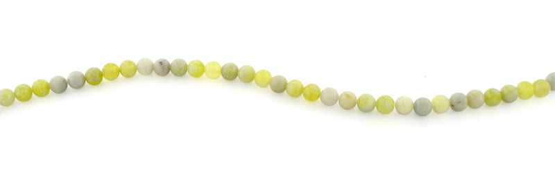 6mm Plain Round Harmony Serpentine Gem Stone Beads