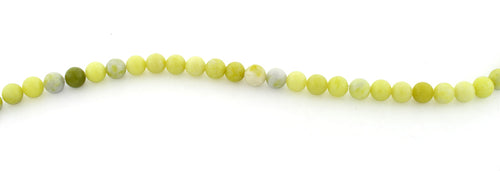 6mm Plain Round Pineapple Jasper Gem Stone Beads