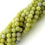6mm Plain Round Pineapple Jasper Gem Stone Beads
