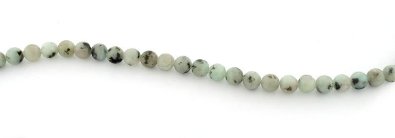 6mm Plain Round Sesame Jasper beads