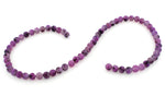 6mm Purple Quartz Round Gem Stone Beads