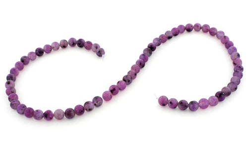 6mm Purple Quartz Round Gem Stone Beads